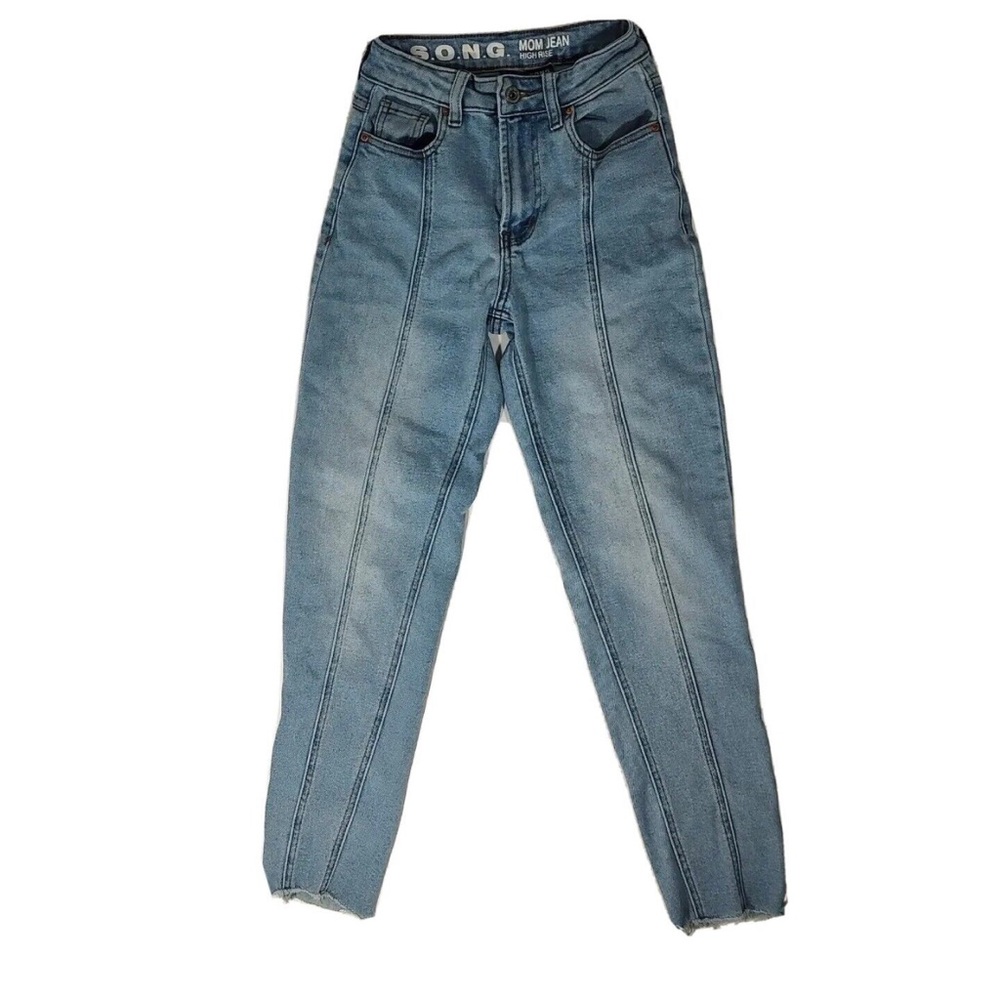 S.O.N.G high rise mom jean